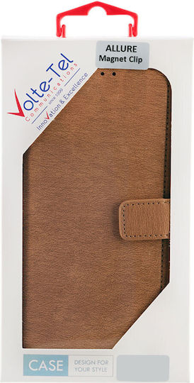 Volte-Tel Allure Magnet Wallet Piele artificială Auriu (Xiaomi 12T / 12T Pro - Xiaomi 12T / 12T Pro)