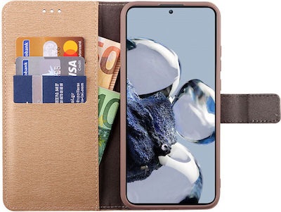 Volte-Tel Allure Magnet Wallet Δερματίνης Χρυσό (Xiaomi 12T / 12T Pro)