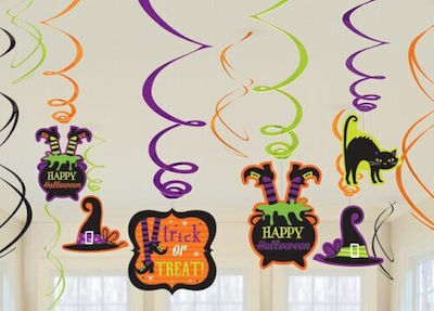 Amscan Halloween Witches' Crew Hanging Ornament for Party Halloween 12pcs