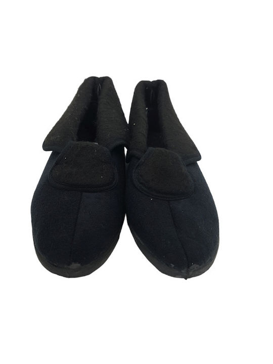 FAME PB02 Closed-Back Women's Slippers In Black Colour