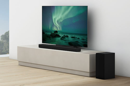 LG S65Q Soundbar 3.1 Bluetooth και HDMI 420W με Ασύρματο Subwoofer και Τηλεχειριστήριο Μαύρο