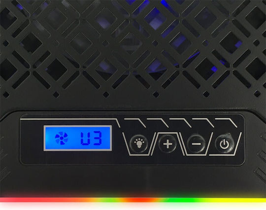 Esperanza Galerne Pad de răcire pentru laptop până la 19" cu 6 ventilatoare și iluminare