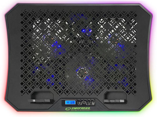 Esperanza Galerne Pad de răcire pentru laptop până la 19" cu 6 ventilatoare și iluminare