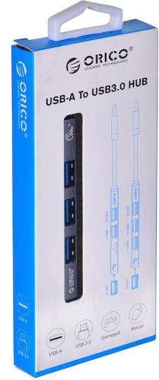Orico Hub 3 Porturi USB 3.0 cu Conectare USB-A Gri