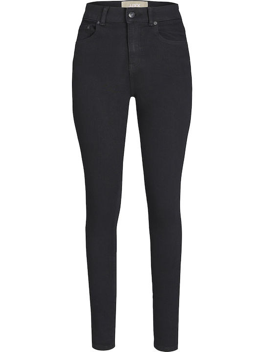 Ψηλόμεσο Γυναικείο Jean Παντελόνι σε Skinny Εφαρμογή Μαύρο