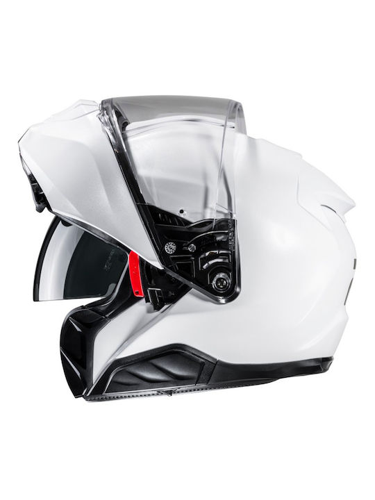 HJC Rpha 91 Pearl Weiß Motorradhelm Aufklappbar ECE 22.06 mit Sunvisor