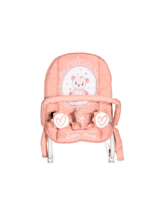 Lorelli Manual Baby Relax 2 in 1 Eliza Mellow Roze Bear for Child up to 9kg