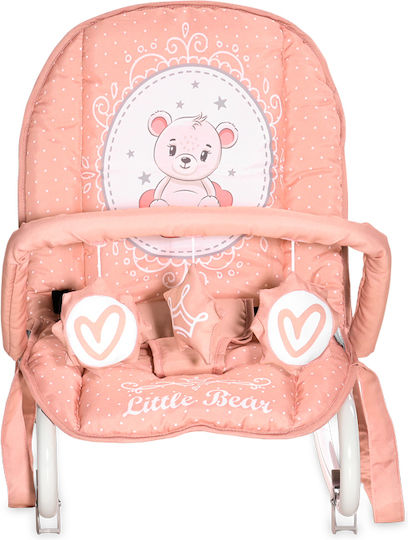 Lorelli Eliza Χειροκίνητο Relax Μωρού Mellow Roze Bear
