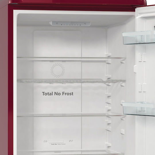 Hisense Kühlschränke Kühl-Gefrierkombination 300Es Total NoFrost H194xB60xT66.1cm. Rot RB390N4RRD