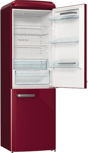 Hisense Kühlschränke Kühl-Gefrierkombination 300Es Total NoFrost H194xB60xT66.1cm. Rot RB390N4RRD
