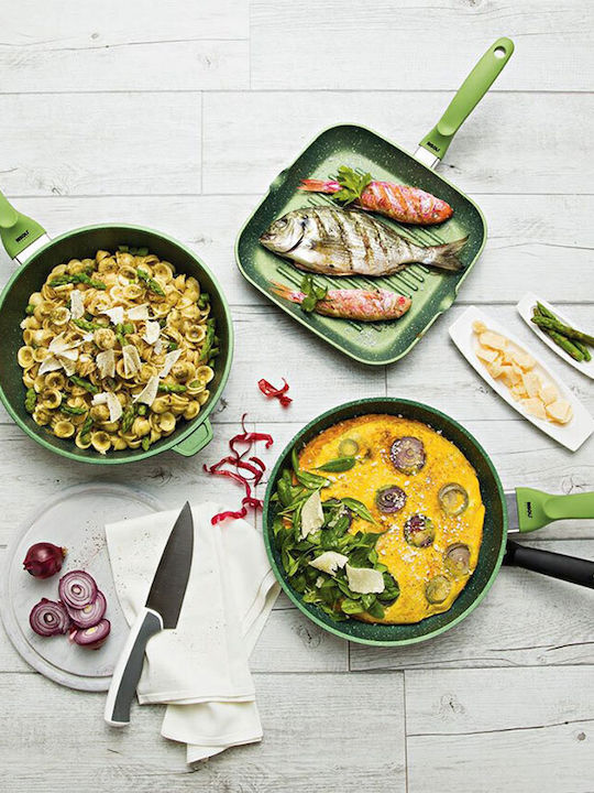 Risoli Dr.Green Pan made of Cast Aluminum with Non-Stick Coating 28cm