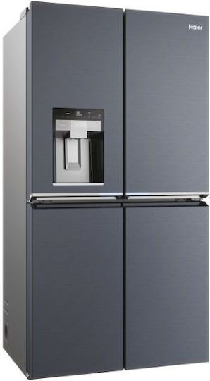 Haier Ψυγείο Ντουλάπα 601lt NoFrost Υ177.5xΠ90.8xΒ75εκ. Γκρι HCR7918EIMB