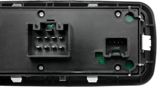 NTY Comutator geamuri auto pentru Ford Fiesta 2008+ 8+7+4pin Negru