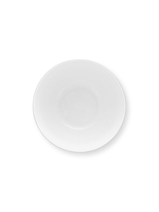 PiP Studio Winter Wonderland Porcelain Salad Bowl Green 15x15cm