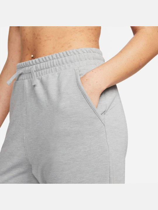 Dri-Fit Damen Jogginghose mit Jogger Fleece Grau