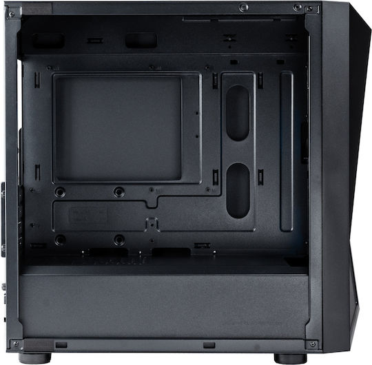 CoolerMaster CMP 320 Gaming Mini Tower Κουτί Υπολογιστή με Πλαϊνό Παράθυρο και RGB Φωτισμό Μαύρο