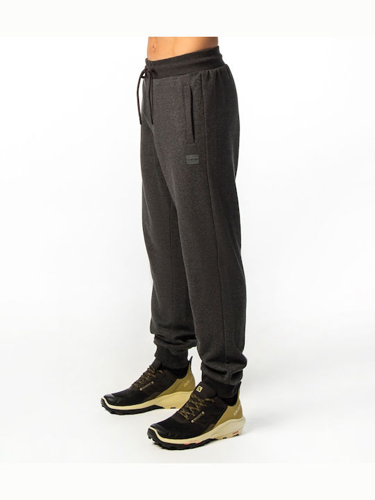 Sweatpants with Elastic Dark Grey Melange
