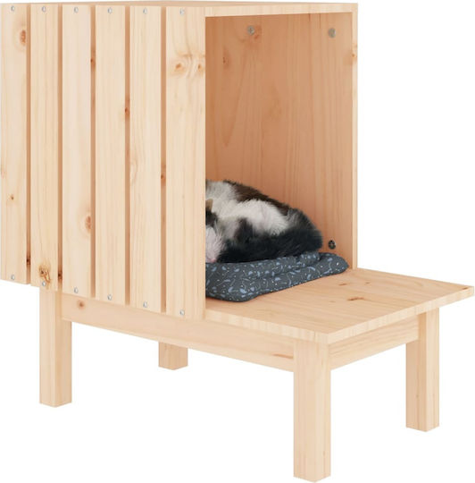 vidaXL Houses Cat Brown 60x36x60cm