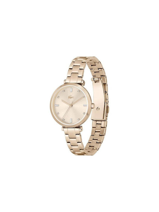 Vogue Geneva Watch with Pink Gold Metal Bracelet