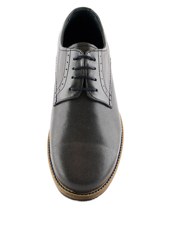 Leder Herren Freizeitschuhe Gray