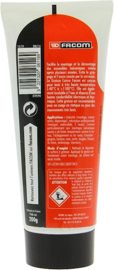 Facom Grăsime Cupru Temperatură înaltă 200ml 1buc 006116