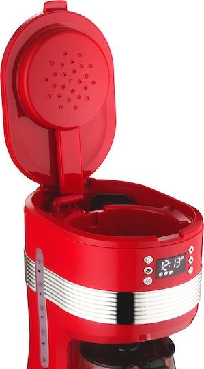 Morris Καφετιέρα Φίλτρου 1100W Red