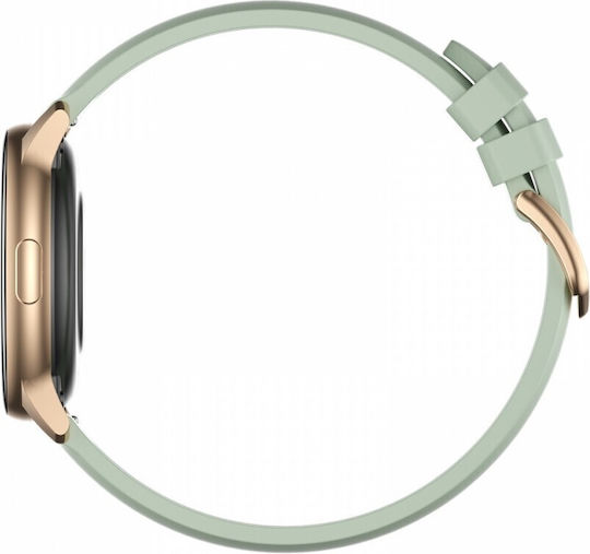 Oromed Active Pro 1 Aluminium Smartwatch με Παλμογράφο (Χρυσό / Πράσινο)