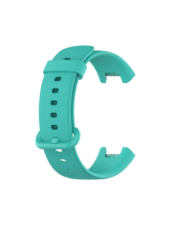 Litchi Texture Strap Synthetic Leather Teal (Mi Watch Lite)