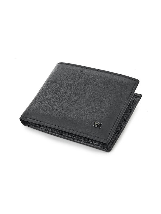 Verde Men's Card Wallet Black