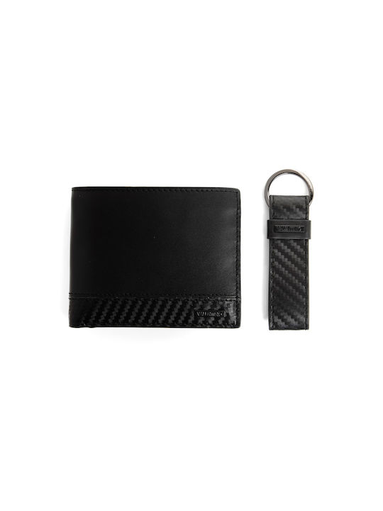 Wallet and key ring (VPA6GJ01) - BLACK