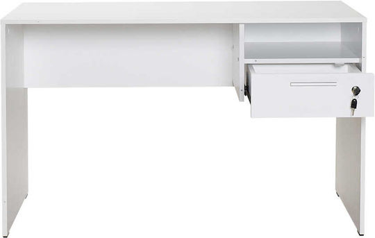 Schreibtisch Holz White 120x60x75cm