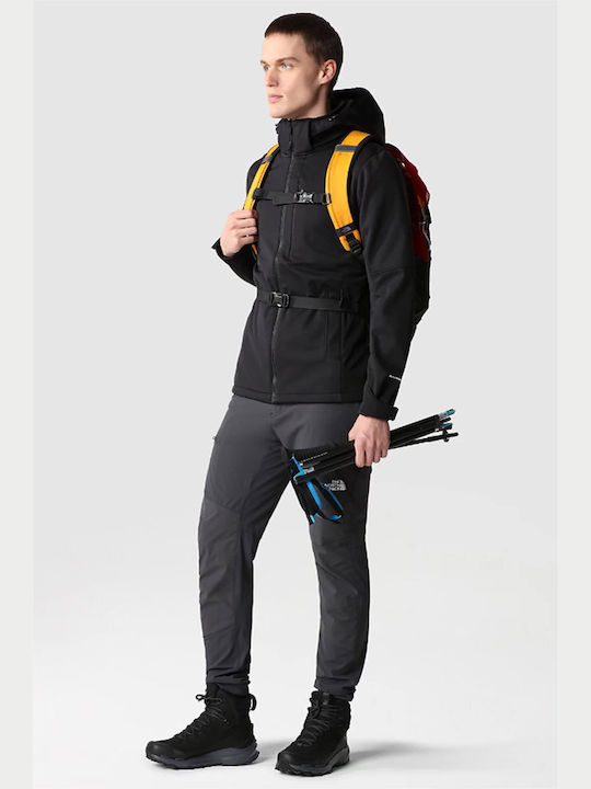 Diablo Men's Winter Softshell Jacket Waterproof and Windproof Black