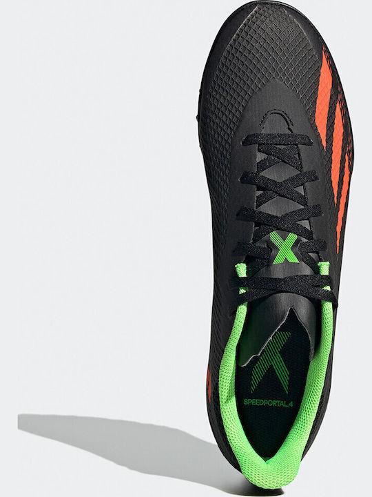 adidas X Speedportal 4 Football Shoes with Molded Cleats Core Black / Solar Red / Solar Green
