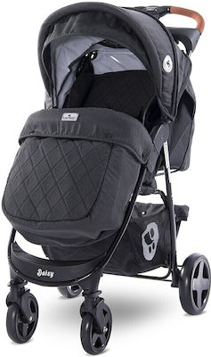 Lorelli Daisy 2 in 1 Adjustable 2 in 1 Baby Stroller Suitable for Newborn Black 9.3kg