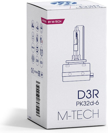 M-Tech Лампи Автомобила & Мотоциклета HID Xenon 6000K D1R Ксенон 6000К Хладно бяло 12-24V 35W 1бр