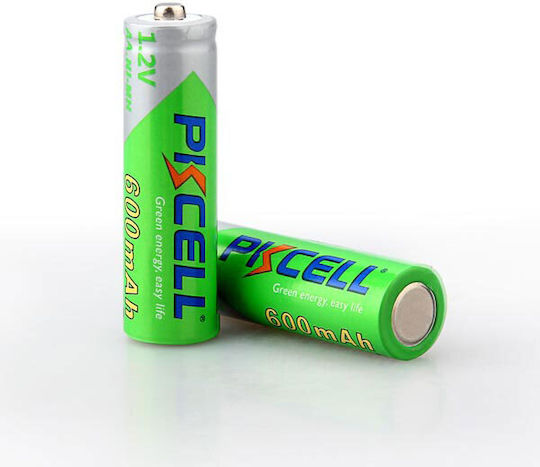 Pkcell Baterii Reîncărcabile AA Ni-MH 600mAh 1.2V 2buc