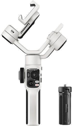 Zhiyun Smooth 5S Pro Phone Gimbal with 3 Axis Stabilization and 24 Operating Hours White