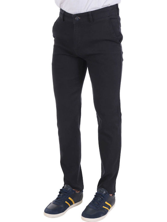 Hose Chino Elastisch Schwarz