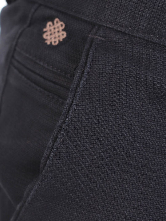 Hose Chino Elastisch Schwarz