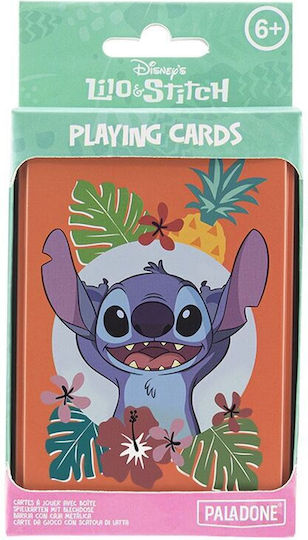 Paladone Lilo + Stitch Колекционерска Тесте Пластмасово покритие за Покер В метална кутия