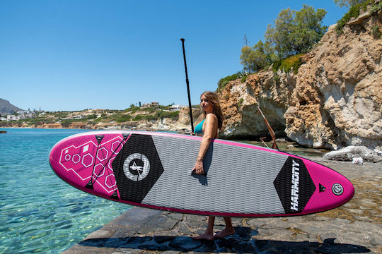 Aquasup Harmony 10.6 Inflatable SUP Board with Length 3.2m Pink