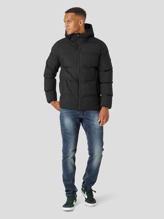 Marcus Benji Herren Winter Jacke Puffer Schwarz