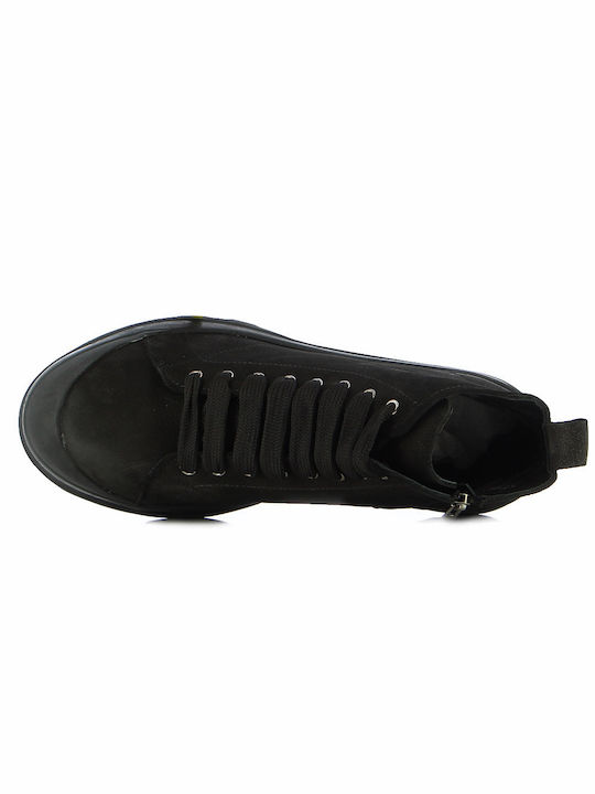 Leather Men's Boots Black