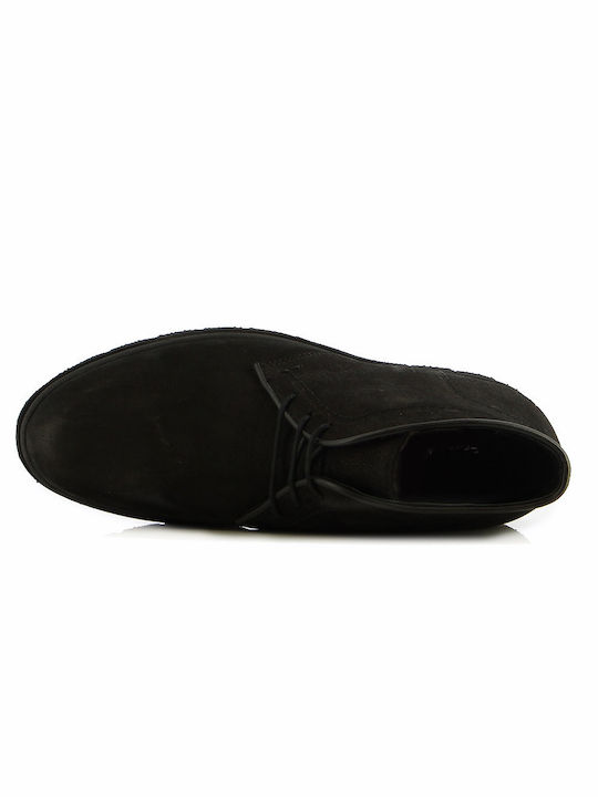 Leder Herrenstiefel Schwarz
