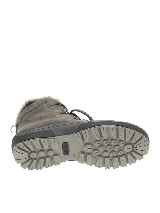 Venus 873 Suede Γυναικεία Αρβυλάκια με Γούνα Καφέ