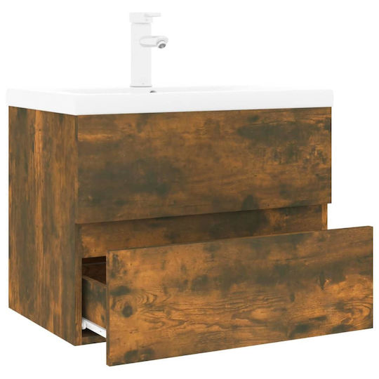 vidaXL Countertop with Sink L60xW38.5xH45cm Oak