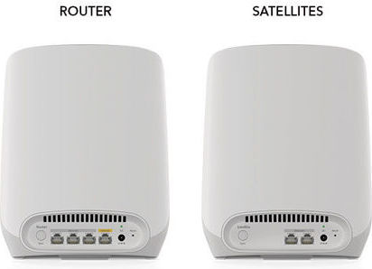 NetGear RBK763S WiFi Mesh Network Access Point Wi‑Fi 6 Dual Band (2.4 & 5GHz) σε Τριπλό Kit