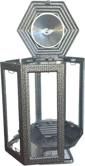Свещник Паметен от Метал 17x17x33εκ.