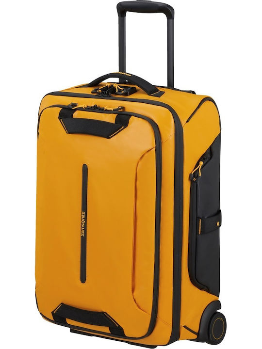Samsonite Ecodiver Βαλίτσα Ταξιδίου Καμπίνας Υφασμάτινη Κίτρινη με 2 Ρόδες Ύψους 55εκ.