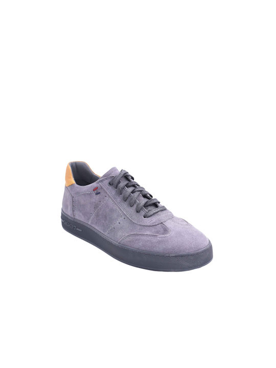 AK men's leather suede sneaker grey